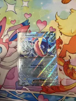 Pokemon TCG Stellar Crown Greninja EX 041/142 Double Rare Card NM Condition - Image 1