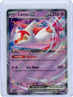 Latias ex - 076/191 Pokemon Double Rare SV08: Surging Sparks Card ! - Image 1