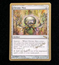 Chrome Mox x1 LP MTG World Championship Gold Border Not Tournament Legal - Image 1