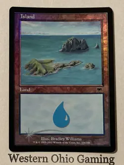 Magic The Gathering Onslaught Island #336/350 Foil MTG Land TCG CCG - Image 1