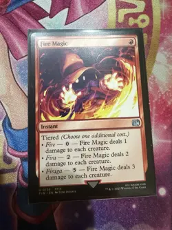 MTG Fire Magic Normal NM FINAL FANTASY Magic 136 - Image 1