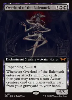 MTG - Overlord of the Balemurk - Fanart Duskmourn: HoH- EDH / Playtest - Image 1