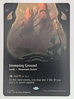(Normal) Stomping Ground (Borderless) (0283) Edge of Eternities NM - Image 1