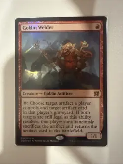MTG Goblin Welder - Foil, Light Play, English Duel Decks: Elves vs. Inventors - Image 1