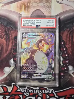 PSA 10 Charizard VMAX #SV107 SWSH Shining Fates 2021 Pokemon Gem Mint - Image 1