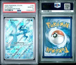 PSA 10 Articuno Pokemon Jtg En-Journey Together 161 - Image 1