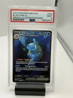 2023 Pokemon Blastoise ex SIR Pokemon 151 200/165 PSA 9 MINT - Image 1