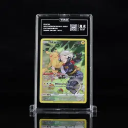 2022 Pokemon Sword & Sheild #TG05 Lost Origin Pikachu Ultra Rare TAG 8.5 - Image 1