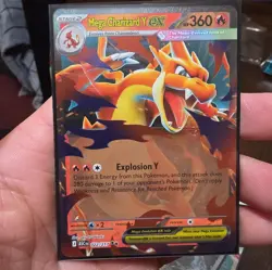 Mega Charizard Y ex 022/217 Ascended Heroes English Pokemon TCG NM - Image 1