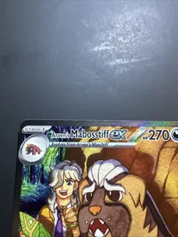 Pokemon TCG Arven's Mabosstiff EX #235/182 Sv10: Destined Rivals SAR - Image 2