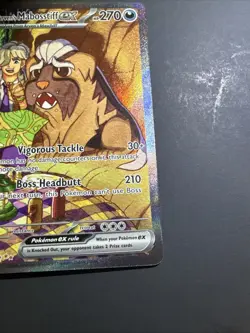 Pokemon TCG Arven's Mabosstiff EX #235/182 Sv10: Destined Rivals SAR - Image 4