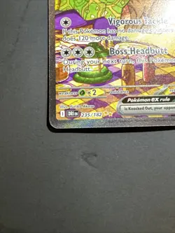 Pokemon TCG Arven's Mabosstiff EX #235/182 Sv10: Destined Rivals SAR - Image 5