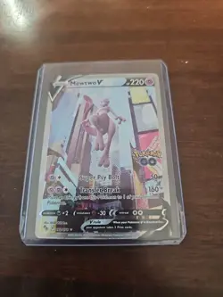 Mewtwo V (Alternate Full Art) 072/078 Pokemon GO Holo - Image 1