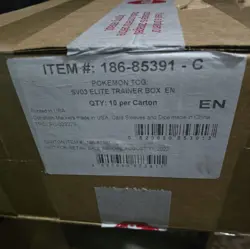 Pokemon TCG Obsidian Flames ETB Case SEALED (Case Of 10 ETB) FAST SHIP!! - Image 1
