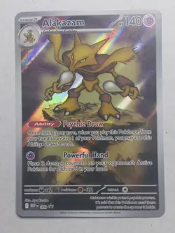 Pokemon TCG Alakazam 009 Mega Evolutions Black Star Promo NM - Image 3