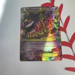 Pokemon TCG M Gengar EX Mega Ultra Rare Holo XY Phantom Forces 35/119 220 HP - Image 1