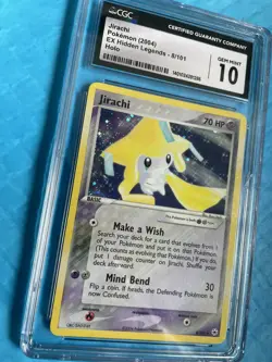 📈 🦄 Jirachi Holo CGC 10 EX Hidden Legends 8/101 Pokemon GEM MINT 2004 POP 1/12 - Image 4