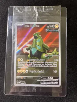 Pokemon Iron Thorns Pokemon Center Stamp Promo SVP 098 Illustration Rare Sealed - Image 1