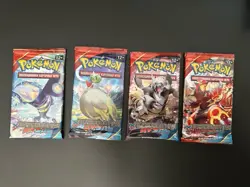 Pokemon 4x XY Primal Clash Booster Packs Art Set Russian, Rare. Light - Image 1