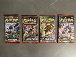 Pokemon 4x X&Y Breakthrough Booster Packs Art Set Russian, Rare. Light - Image 1