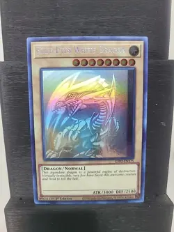 Yu-Gi-Oh! TCG Blue-Eyes White Dragon 1st Edition Ghost Rare Card GFP2-EN175 - Image 1