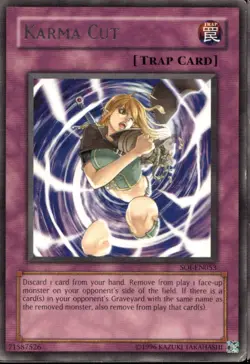 Karma Cut Unl Ed Rare SOI-EN053 Yu-Gi-Oh! - Image 1