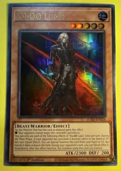 YuGiOh ~ K9-00 Lupis JUSH-EN034 ~ Justice Hunters ~ 1st Edition - Image 1