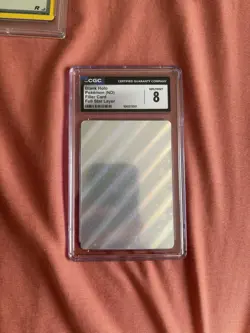 151 #201/165 Blank holo star layer card CGC 8 - Image 1