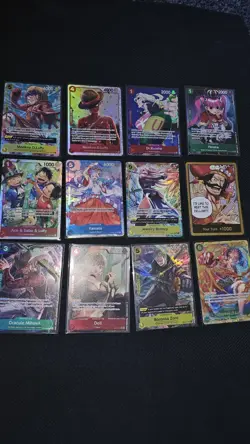 One Piece Alt Art Lot of 12 Raw Cards Yamato,jewelry Bonney,gold Don ,doll - Image 1