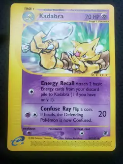 Pokemon Card - Kadabra Expedition 84/165 Uncommon LP - Image 1