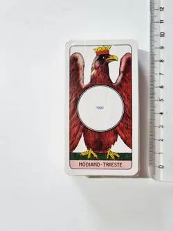 CARTE DA GIOCO MODIANO PIACENTINE SIGILLATE SCOPA BRISCOLA ORIGINAL PLAYING CARD - Image 4