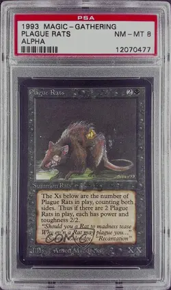 Plague Rats Magic: Limited Edition Alpha PSA 8 1993 - Image 1