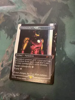 Commander's Plate FOIL (SLD 1733) MTG Marvel Iron Man Secret Lair - Image 2