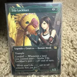Tifa Lockhart (Borderless) (Chocobo Track Foil) MTG Final Fantasy - Image 1