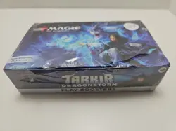Play Booster Box Tarkir Dragonstorm TDM MTG New Seal Cut At Top Shown In Photos - Image 2