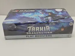 Play Booster Box Tarkir Dragonstorm TDM MTG New Seal Cut At Top Shown In Photos - Image 4