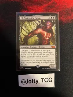 Ob Nixilis, the Fallen Commander: Tarkir: Dragonstorm Regular - Image 1