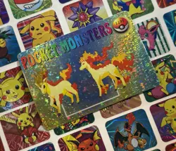 Pokemon Charizard Vintage Pocket Monsters Vending HOLO Prism Sticker 99 Nintendo - Image 1