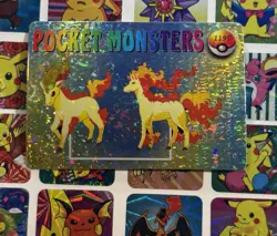 Pokemon Charizard Vintage Pocket Monsters Vending HOLO Prism Sticker 99 Nintendo - Image 3