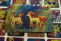 Pokemon Charizard Vintage Pocket Monsters Vending HOLO Prism Sticker 99 Nintendo - Image 4