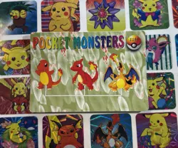 Pokemon Charizard Vintage Pocket Monsters Vending HOLO Prism Sticker 99 Nintendo - Image 5