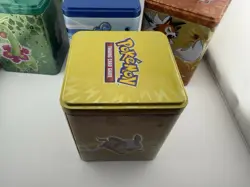 Pokemon TCG: Stacking Tins Lot of 4 *EMPTY* Grass Water Electric Fighting - Image 4