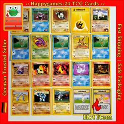 20x Pokemon Karten WOTC Sammlung gemischt div. Set TCG non Holo /E96 - Image 1