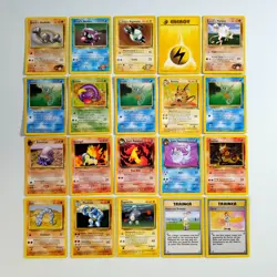 20x Pokemon Karten WOTC Sammlung gemischt div. Set TCG non Holo /E96 - Image 2