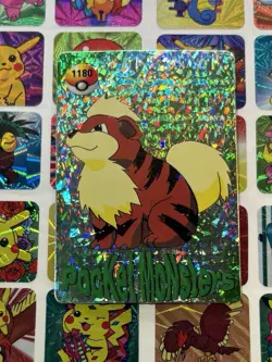 Pokemon Vintage Pocket Monsters Vending HOLO Prism Sticker 1999 Bandai Nintendo - Image 3