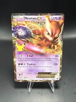 Pokemon TCG Mewtwo EX 54/99 Celebrations Classic Collection Holo - Image 2