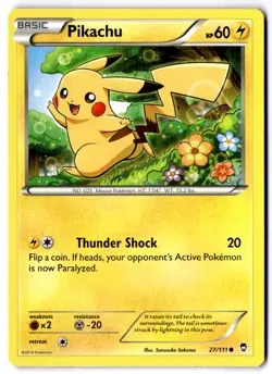 Pikachu 27/111 Non-Holo 2014 Pokemon Tcg - Image 1