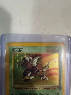 Pokemon Pinsir 9/64 Jungle Holo Rare 60 HP Wizards 1999 Unlimited - Image 2