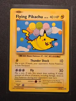 Flying Pikachu Secret Rare XY - Evolutions 110/108 LP Pokemon TCG - Image 1