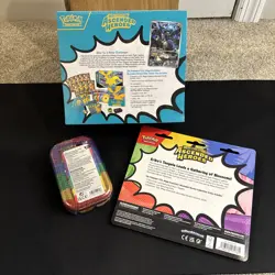 Pokemon TCG Mega Evolution Ascended Heroes ETB Tin And 2 Pack Blister Bundle - Image 2